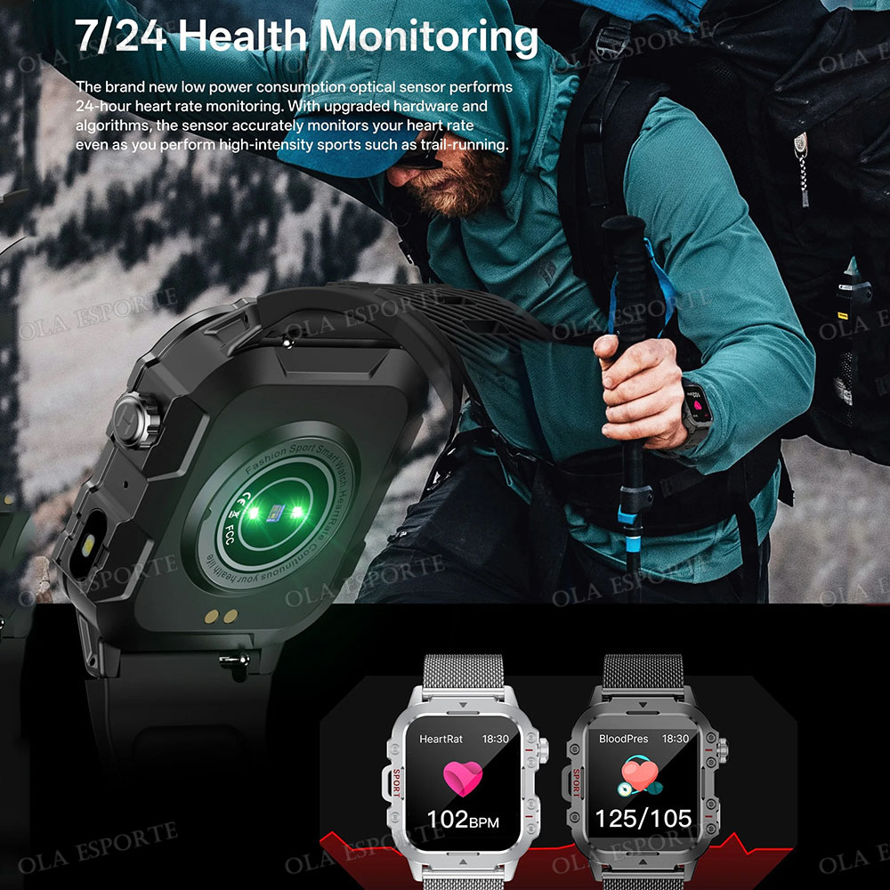 Phase Esports & Gaming Festival - Montre connectée 2026 pour hommes, appels