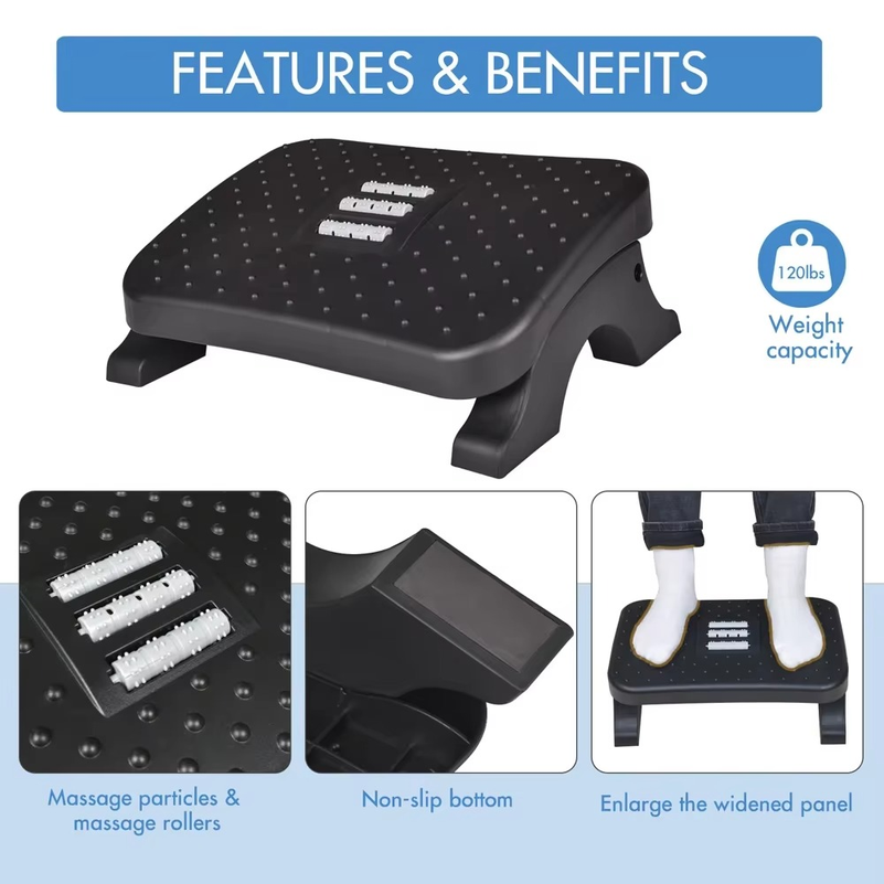 Repose-pieds ergonomique à pla - Footrest Under Desk avis et prix